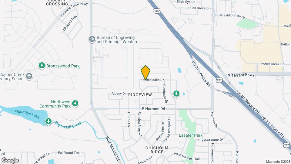 1216 Realoaks Dr Map and Location Details