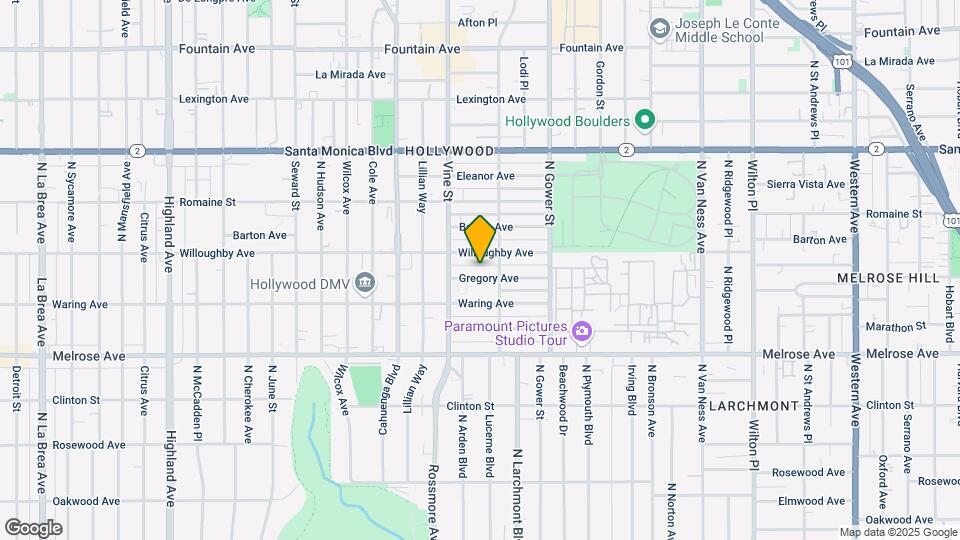 5923 Gregory Ave Map and Location Details