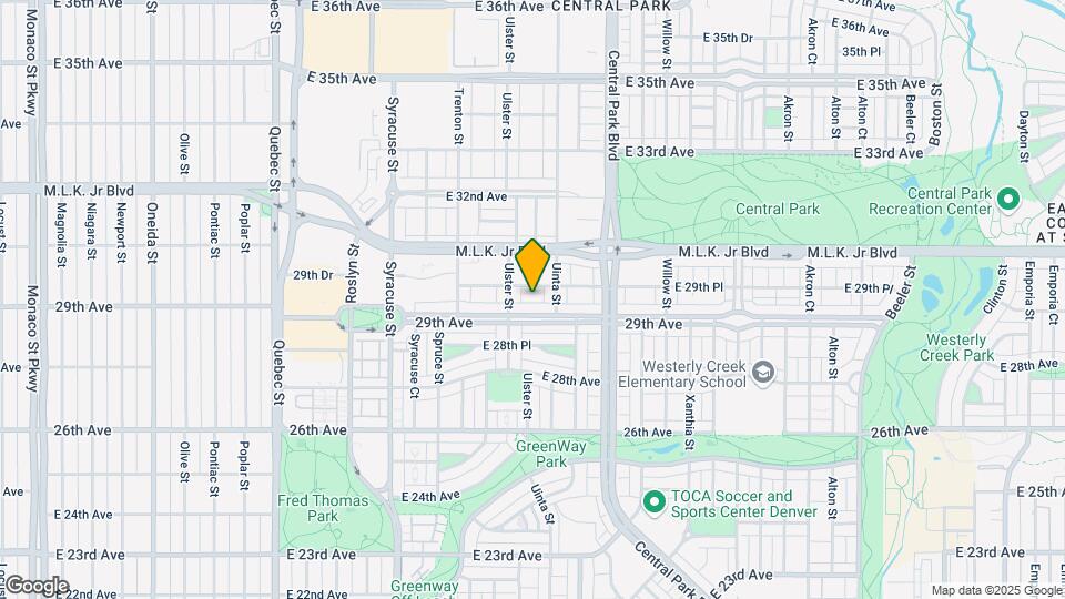 8152 E 29th Pl Map and Location Details