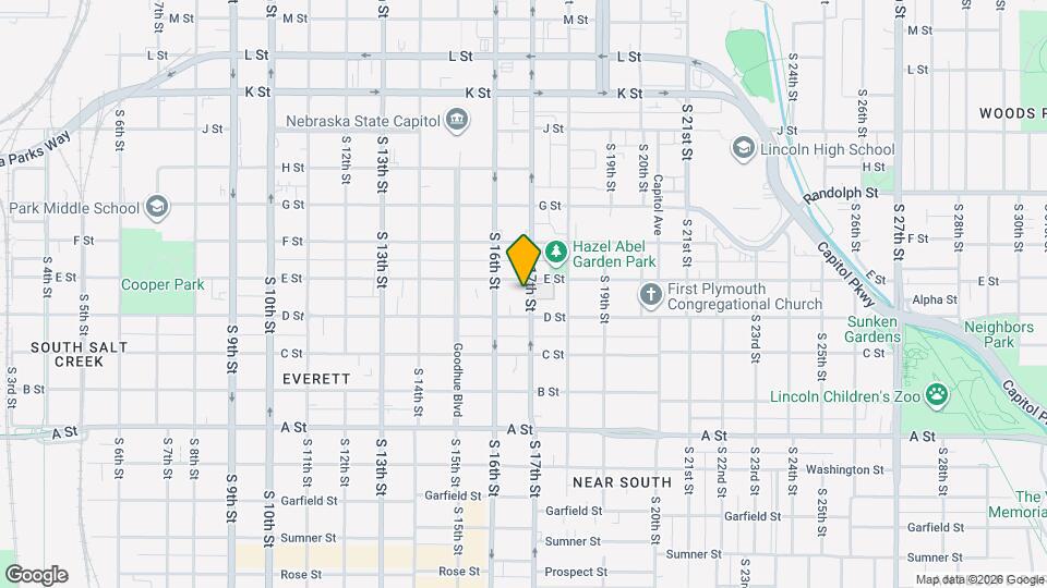 1017 S 17th St Mapa y Detalles de la Ubicación