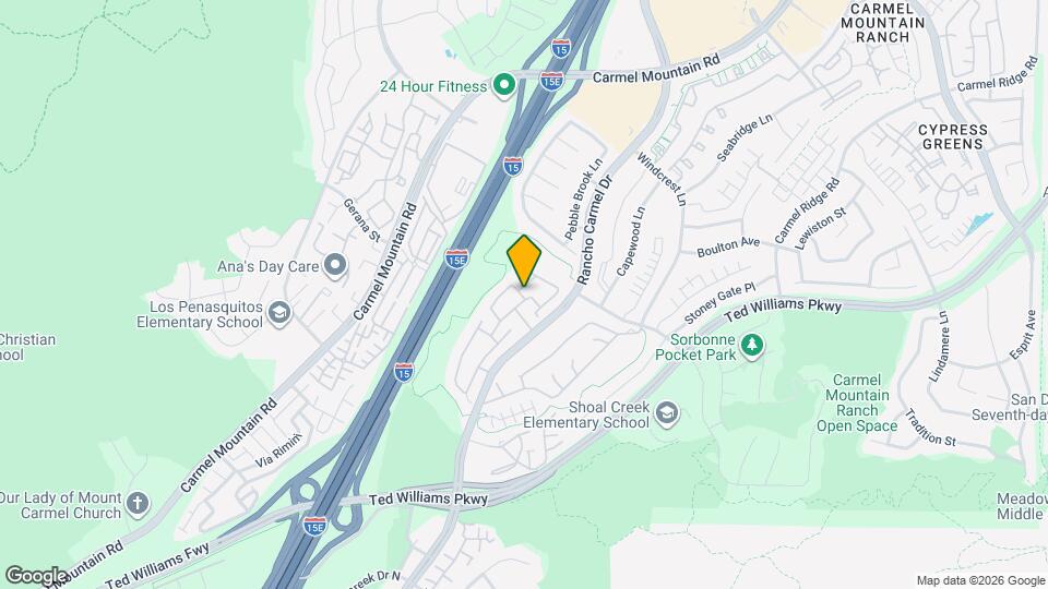 10662 Rancho Carmel Dr Map and Location Details