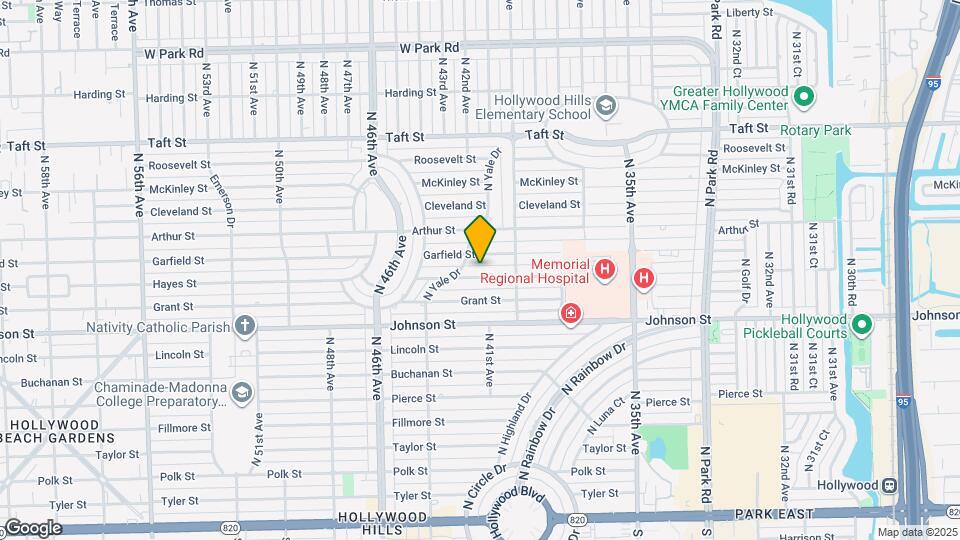 4109 Hayes St Map and Location Details