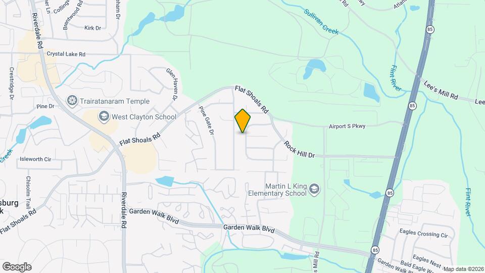 5599 Rock Shoals Way Mapa y Detalles de la Ubicación