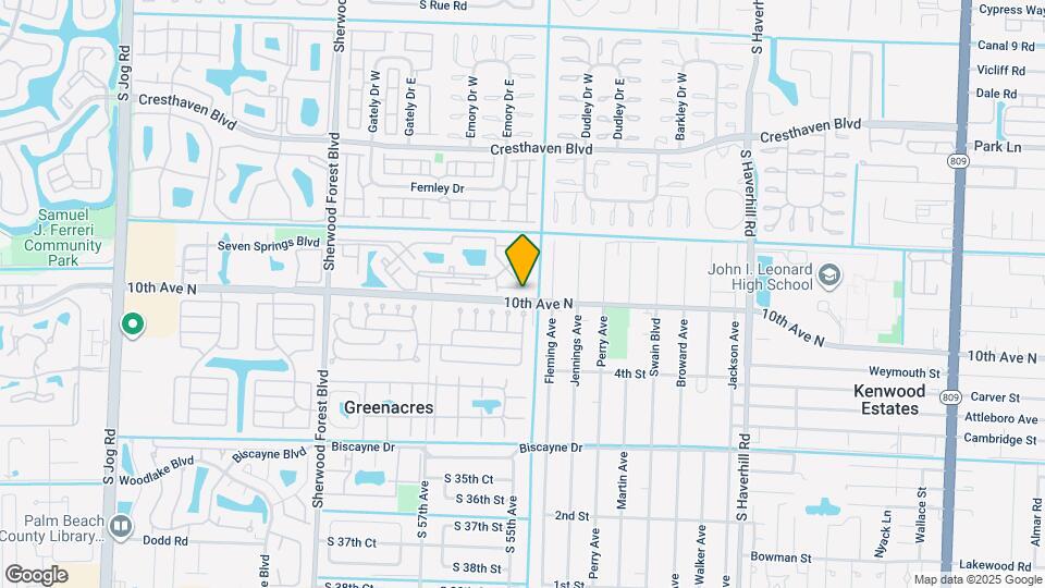 905 Riverside Dr Map and Location Details