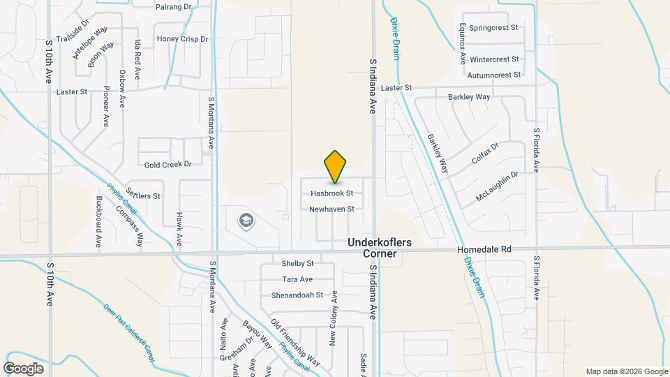 1905 Hasbrook St Map and Location Details