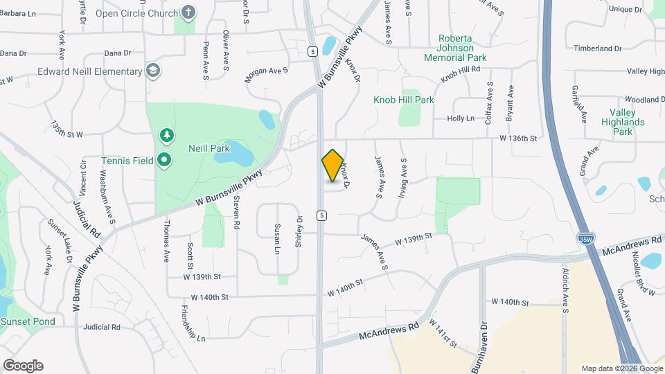 1808 Knox Dr Map and Location Details