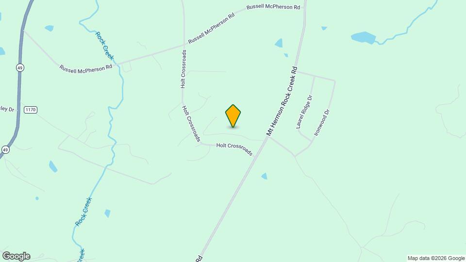 5941 Mt Hermon Rock Creek Rd Map and Location Details