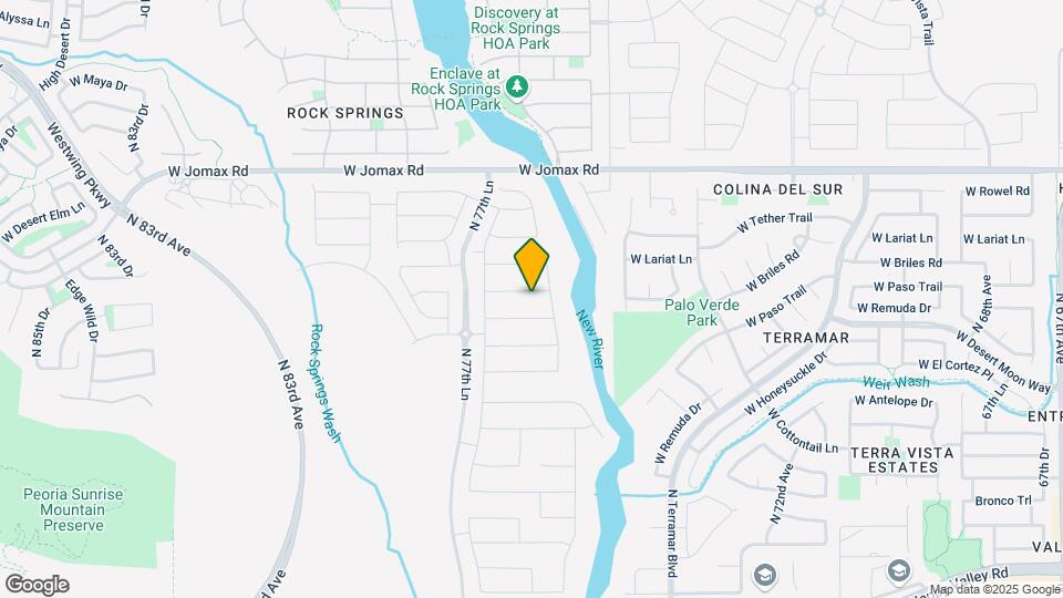 7641 W Staghorn Rd Map and Location Details
