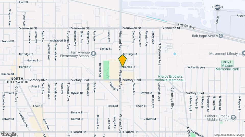 6460 Vineland Ave Map and Location Details