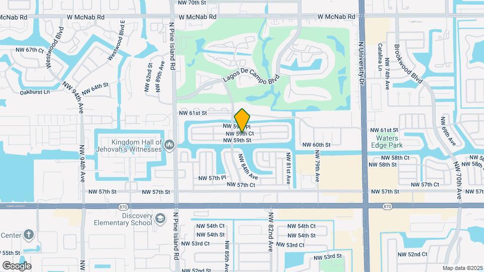 8404 NW 59th Ct Map and Location Details