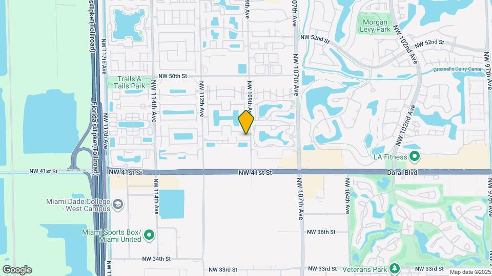 10913 NW 43rd Ln Map and Location Details