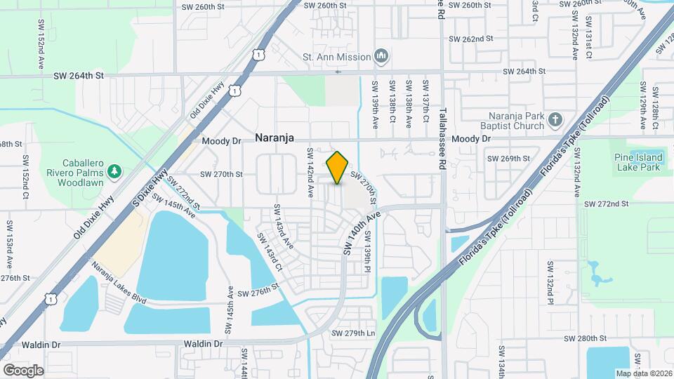 27044 SW 140th Pl Mapa y Detalles de la Ubicación