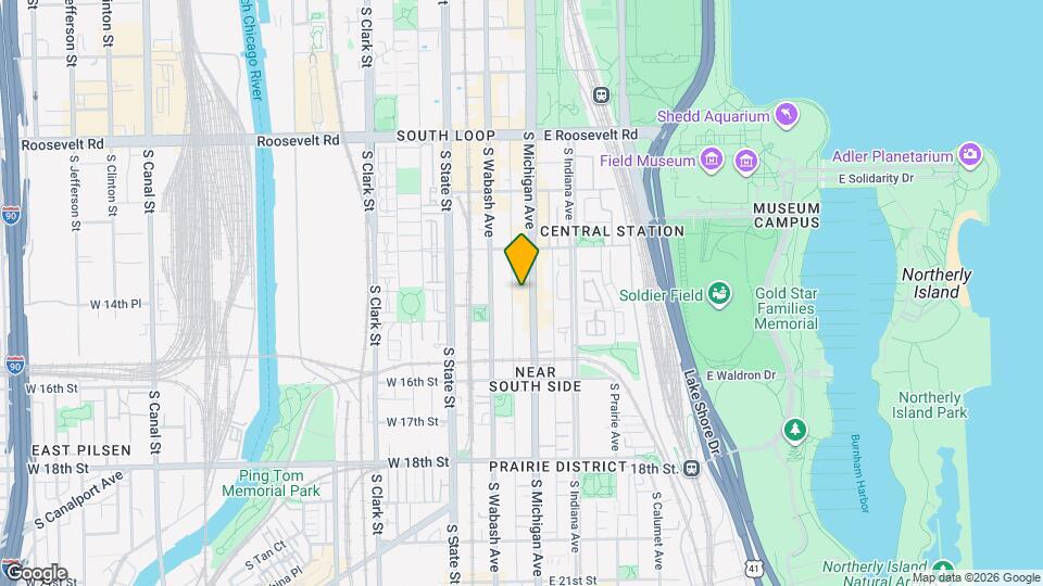 1442 S Michigan Ave, Unit 1440-213 Mapa y Detalles de la Ubicación
