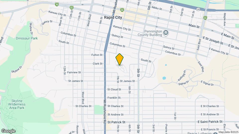 114 Hillcrest Dr Map and Location Details