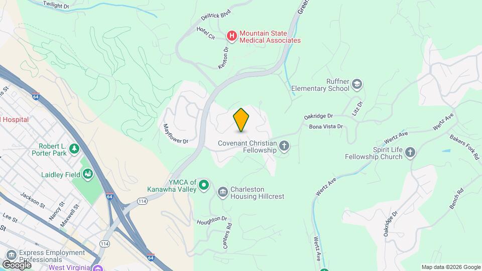 1838 Oakridge Dr Map and Location Details