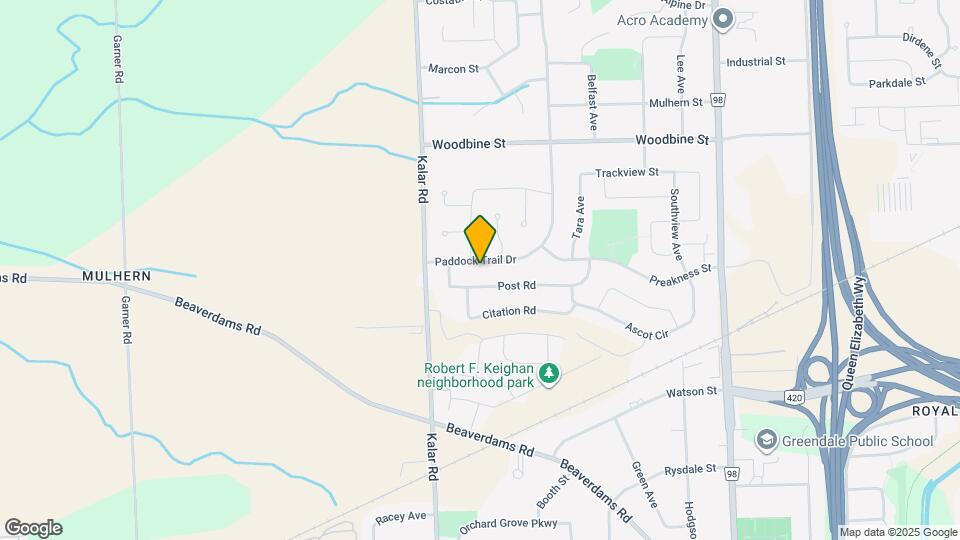 8166 Paddock Trail Dr Map and Location Details