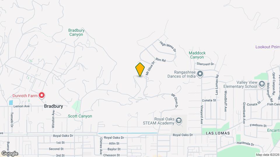 222 El Cielo Ln Map and Location Details