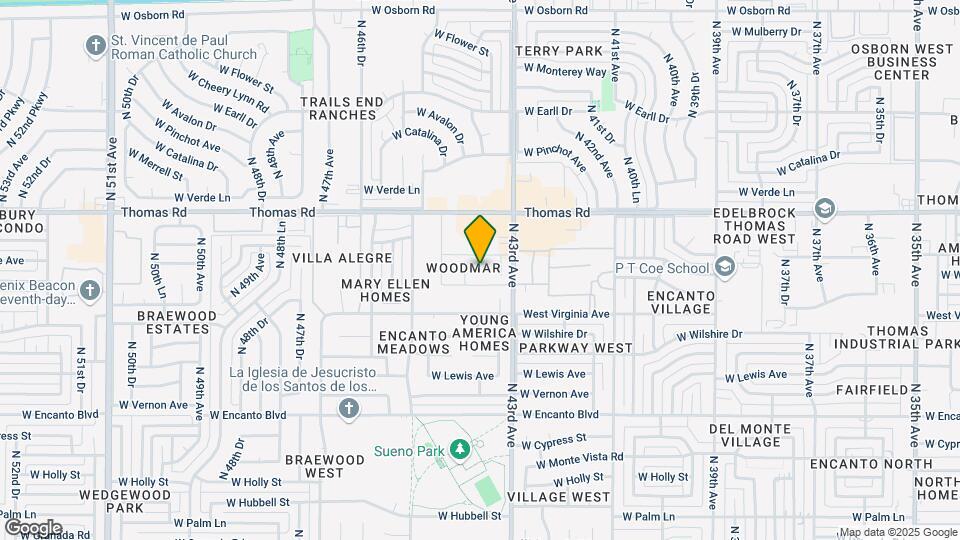 2662 N 43rd Ave Map and Location Details