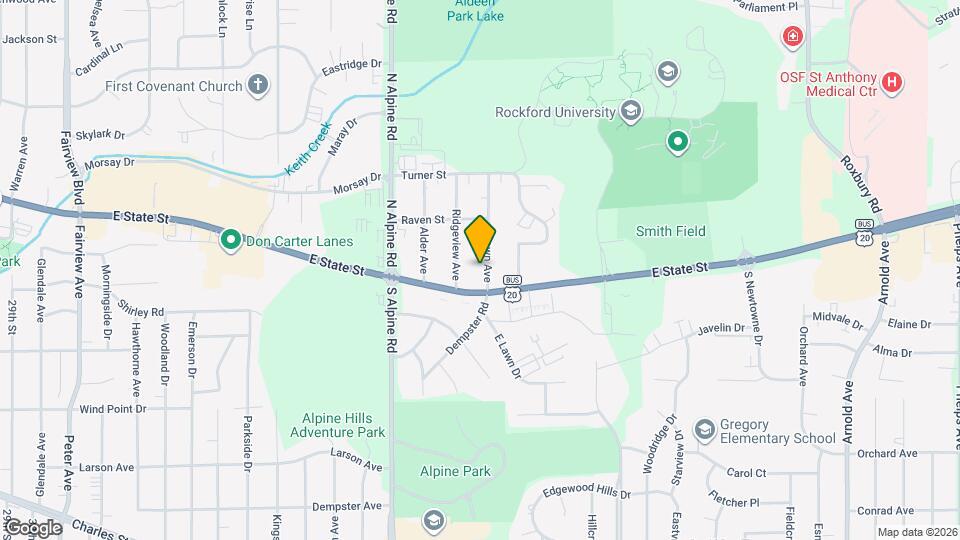 112 Dawn Ave Mapa y Detalles de la Ubicación