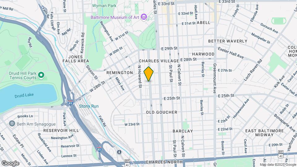2600-2602 Maryland Ave Map and Location Details