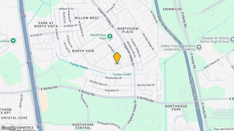 15806 Land View Dr Map and Location Details