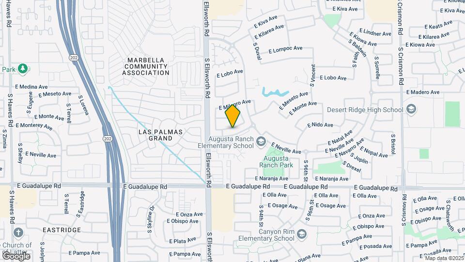 9263 E Monterey Ave Map and Location Details