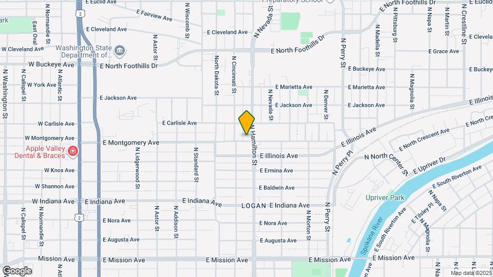 823 E Montgomery Ave Map and Location Details