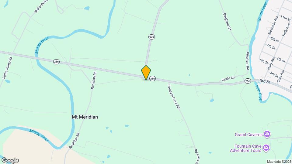 1987 Weyers Cave Rd Map and Location Details