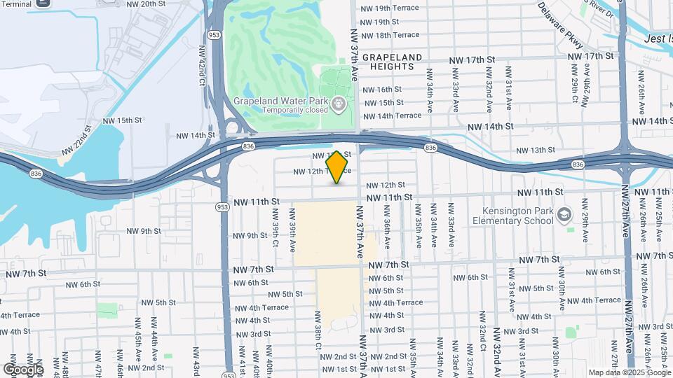 3734 NW 12th St, Unit A3 Map and Location Details