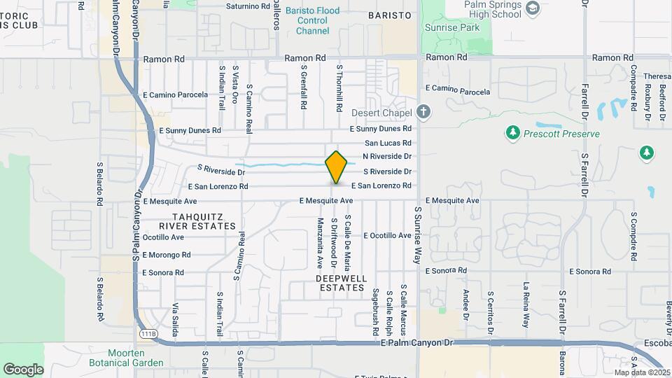 1223 E San Lorenzo Rd Map and Location Details