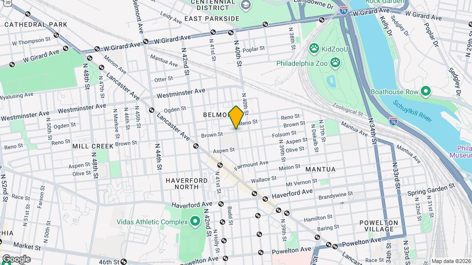 801 N Preston St Map and Location Details