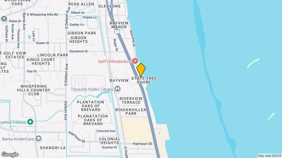 1825 Riverside Dr Map and Location Details