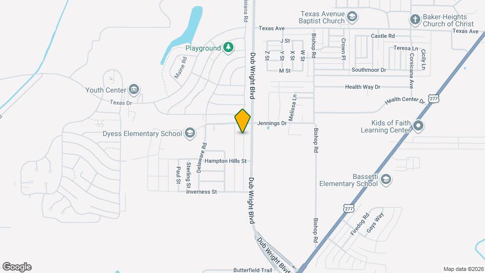 2868 Glennster St Map and Location Details