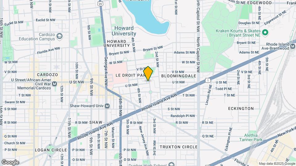 301 U St NW Map and Location Details