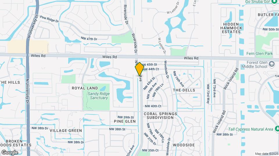 4360 Riverside Dr Mapa y Detalles de la Ubicación