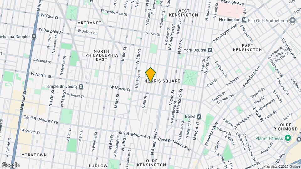 2038 N Orianna St Map and Location Details