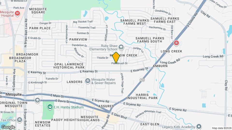 1216 Paintbrush St Map and Location Details