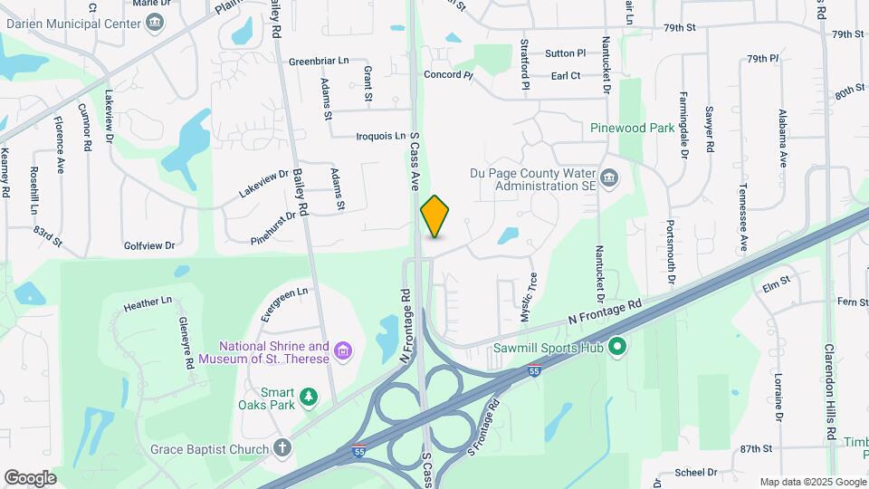 1132 Hinswood Dr Map and Location Details
