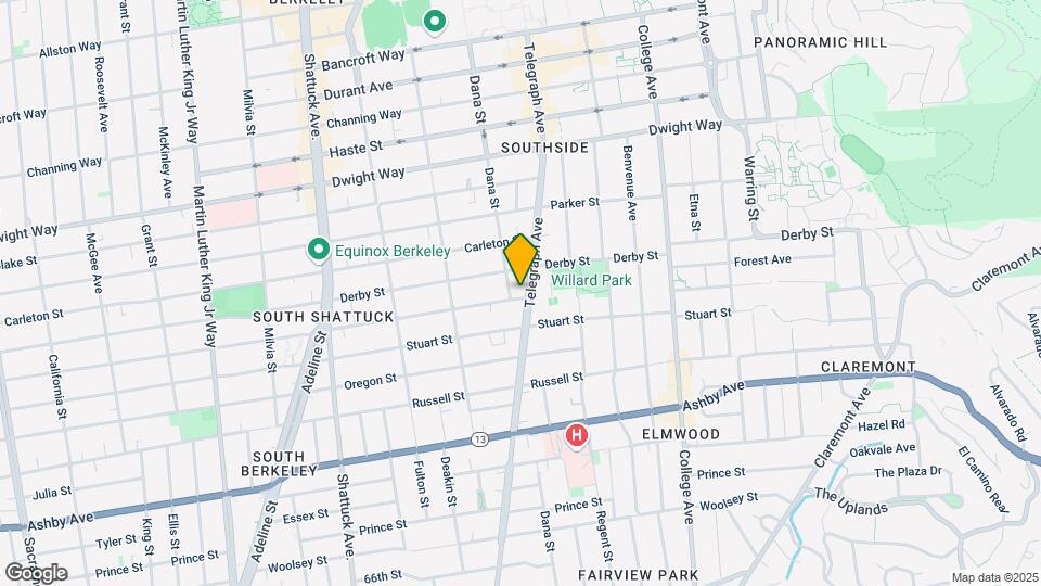 2407-2411 Ward St Mapa y Detalles de la Ubicación