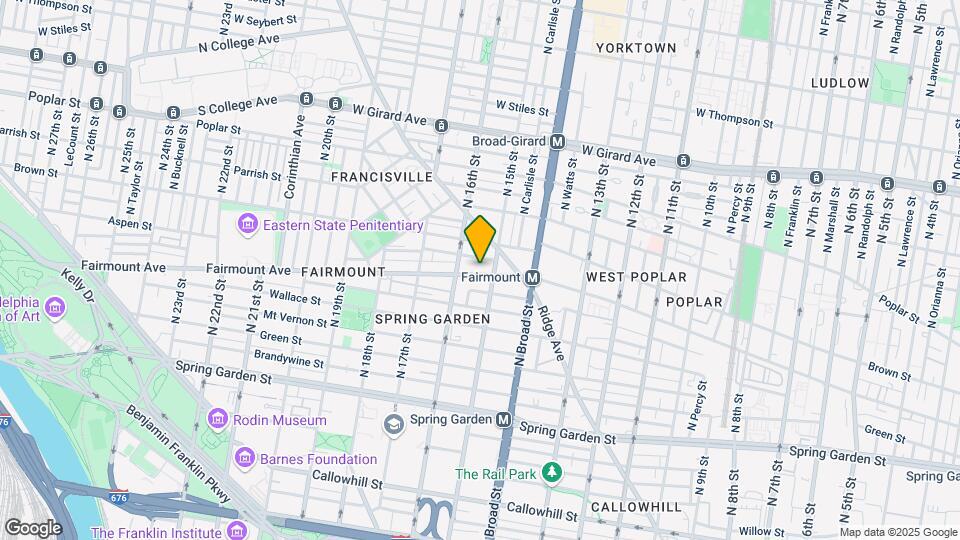 1513 Fairmount ave, Unit 2 Map and Location Details