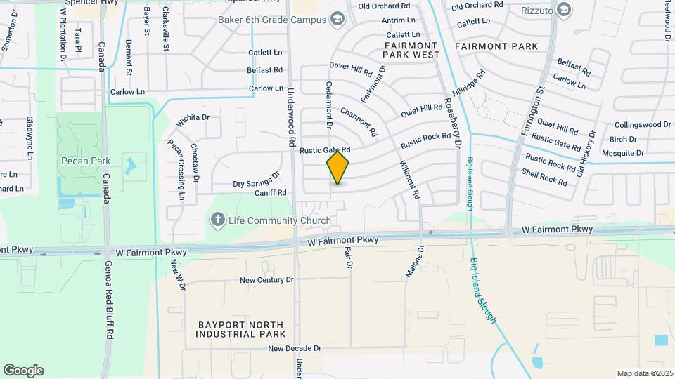 9807 Rocky Hollow Rd Map and Location Details
