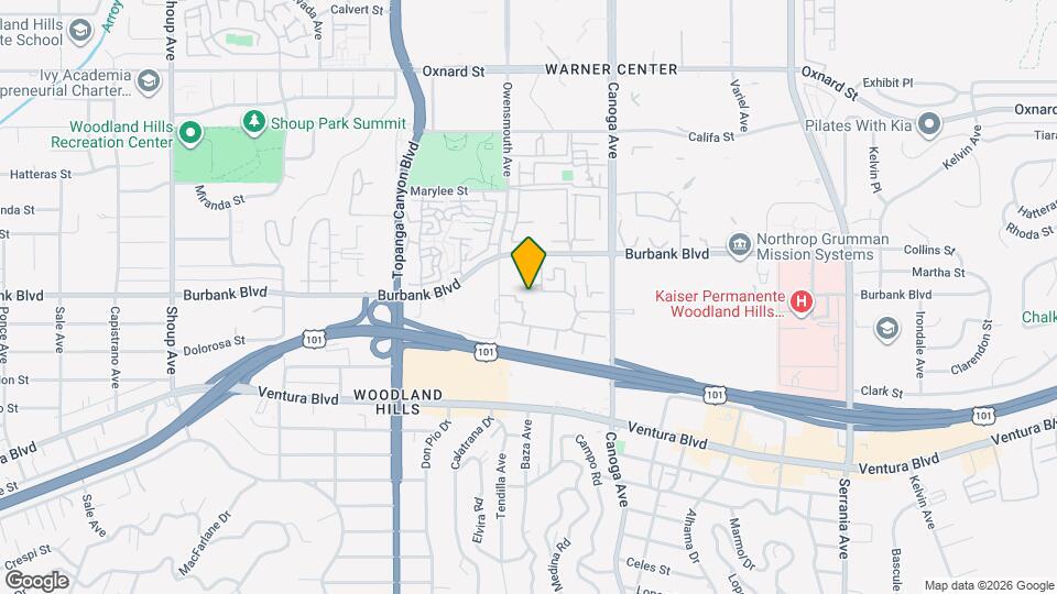 5540 Owensmouth Ave Map and Location Details