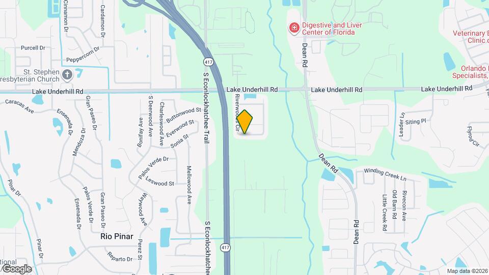 628 Riverwoods Cir Map and Location Details