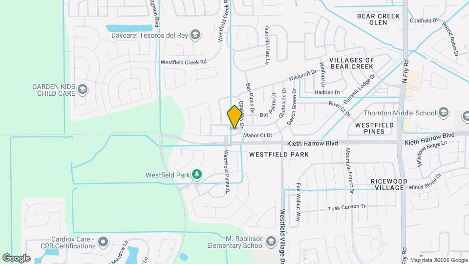 21902 Silverfield Park Ln Mapa y Detalles de la Ubicación