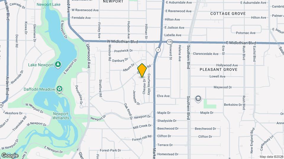 4230 Chester Dr Mapa y Detalles de la Ubicación