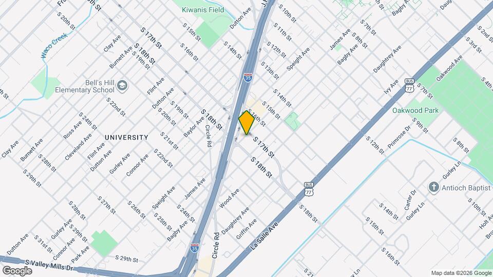 1708 James Ave Map and Location Details