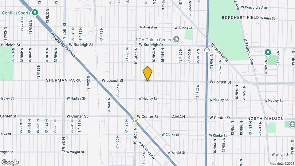 2876 N 26th St Map and Location Details