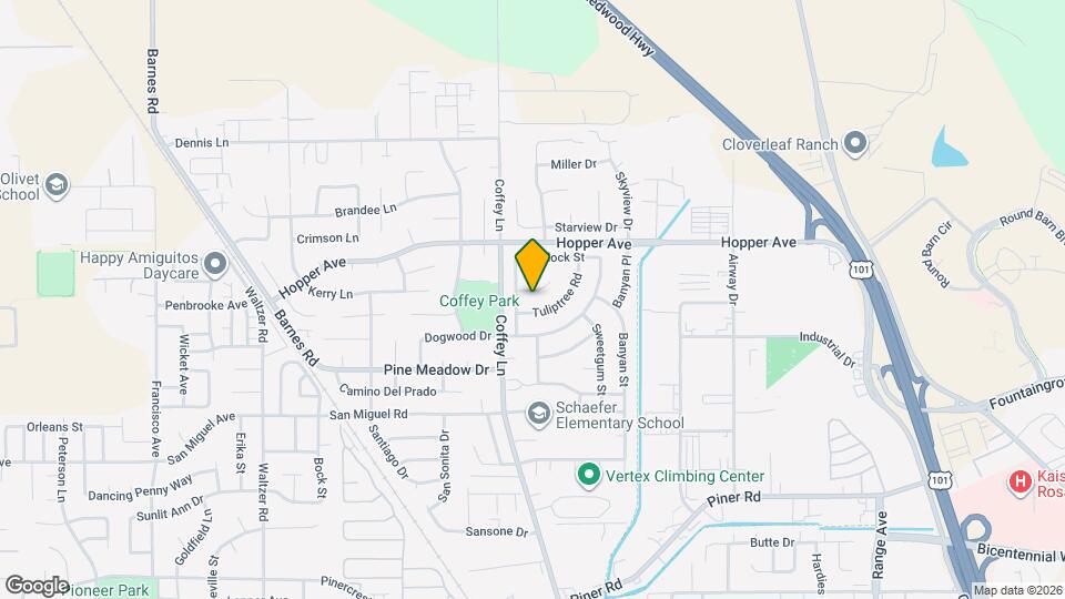 3626 Hemlock Ct Map and Location Details