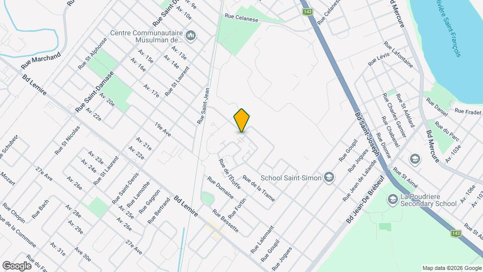 2495 Camille-Dreyfus Av Map and Location Details