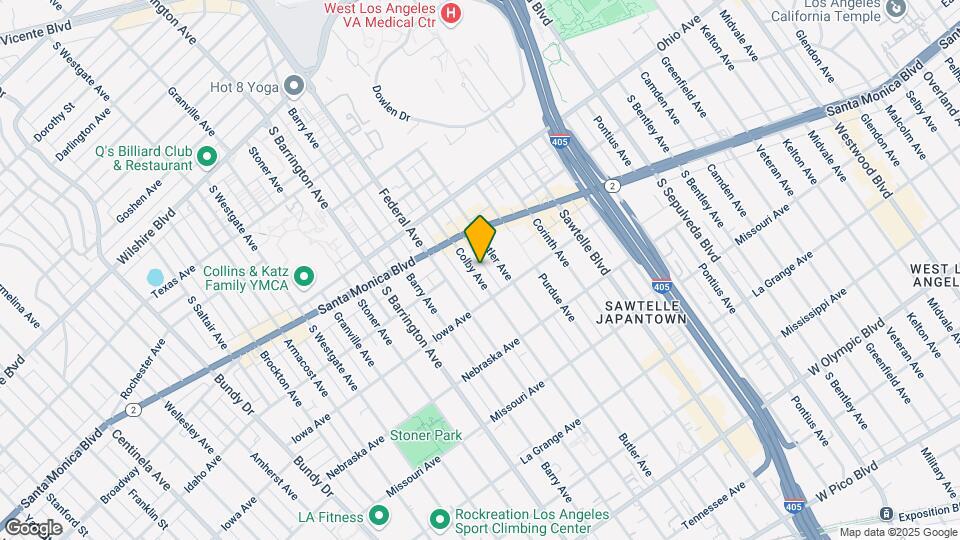 1644 Colby Ave Map and Location Details